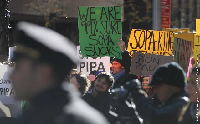 Tech Activists Protest SOPA And PIPA Bills