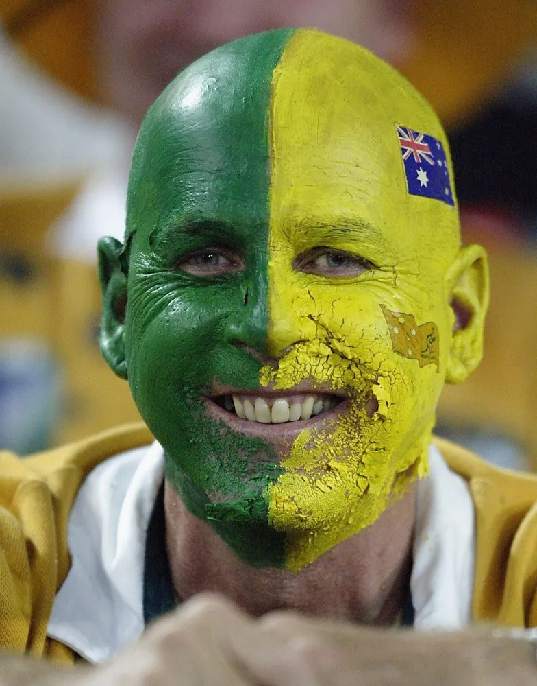 Painted Fans of the Brazil World Cup 2014