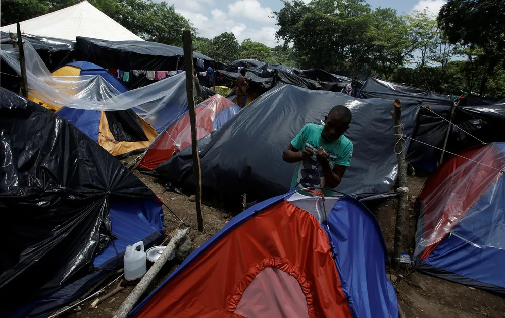 African Migrants at the Costa Rica-Nicaragua Border