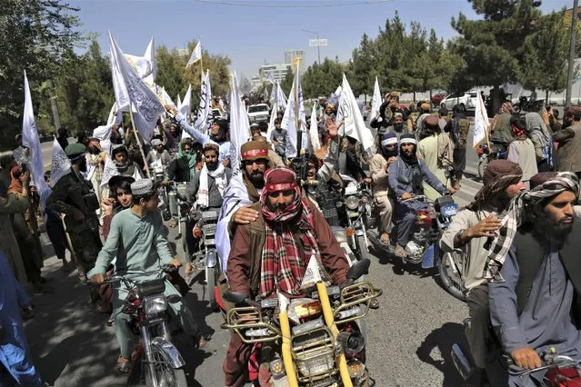 Taliban mark the second anniversary of their takeover of the country in Kabul, Afghanistan, Tuesday, August 15, 2023. (Photo by Siddiqullah Alizai/AP Photo)