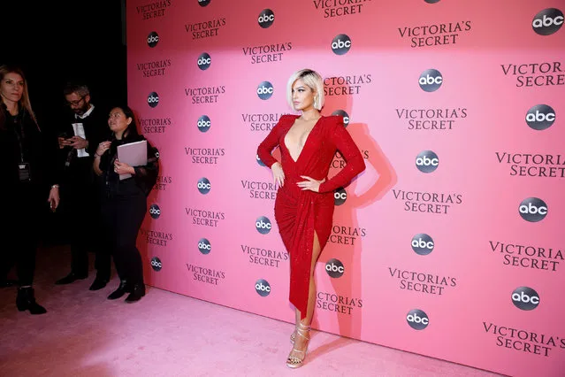 Bebe Rexha attends the 2018 Victoria's Secret Fashion Show at Pier 94 in the Manhattan borough of New York City, U.S., November 8, 2018. (Photo by Caitlin Ochs/Reuters)