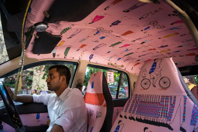 Taxi Fabric raised over $14,500 through Kickstarter to help fund the project and has received hundreds of submissions since it launched. (Photo by Taxi Fabric/The Guardian)
