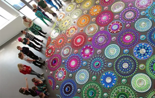 Kaleidoscopic Crystal Floor By Suzan Drummen