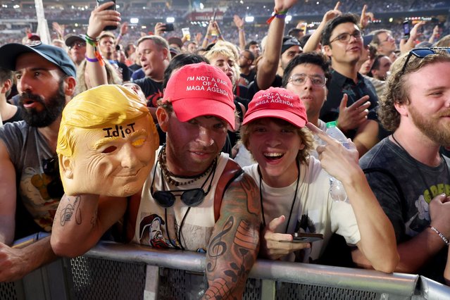 Fans attend as Green Day kicks off their Saviors North America Stadium Tour at Nationals Park on July 29, 2024 in Washington, DC. (Photo by Kevin Mazur/Getty Images for Live Nation)