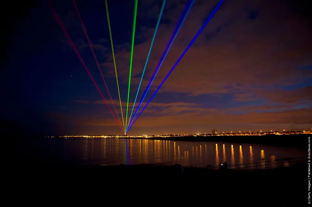 US Artist Yvette Mattern's Global Rainbow on Show in Whitley Bay