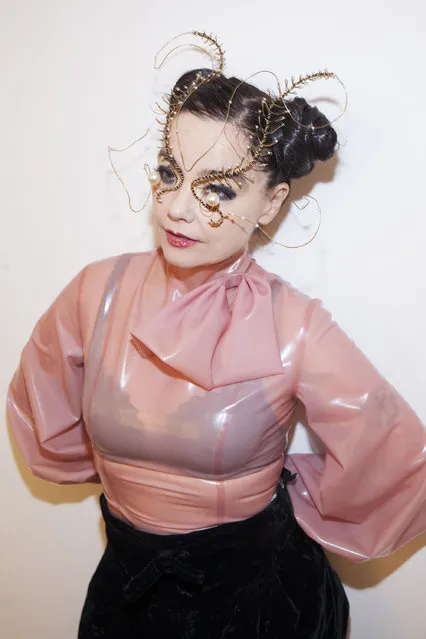 Bjork attends Bjork Digital Media Preview at Carriageworks on June 2, 2016 in Sydney, Australia. Bjork Digital is the premiere of the musician's new virtual reality project and forms part of Vivid Sydney, an annual festival that features light sculptures and installations throughout the city. The festival takes place May 27 through June 18. (Photo by Santiago Felipe/Getty Images)
