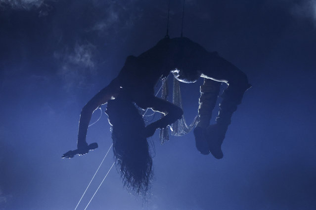 Katy Perry performs during the 2024 MTV Video Music Awards in Elmont, New York, U.S., September 11, 2024. (Photo by Brendan McDermid/Reuters)