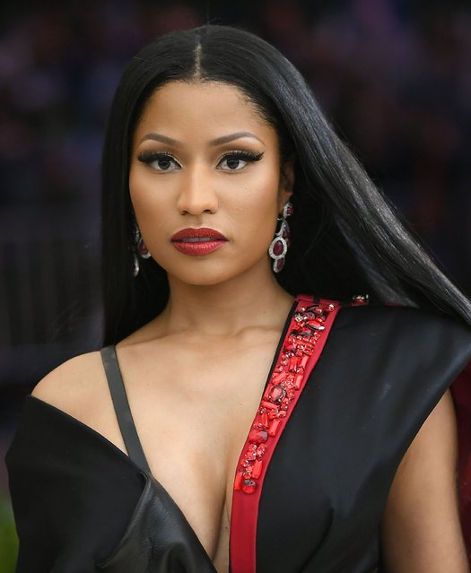 Trinidadian rapper Nicki Minaj attends the “Rei Kawakubo/Comme des Garcons: Art Of The In-Between” Costume Institute Gala at Metropolitan Museum of Art on May 1, 2017 in New York City. (Photo by Dimitrios Kambouris/Getty Images)