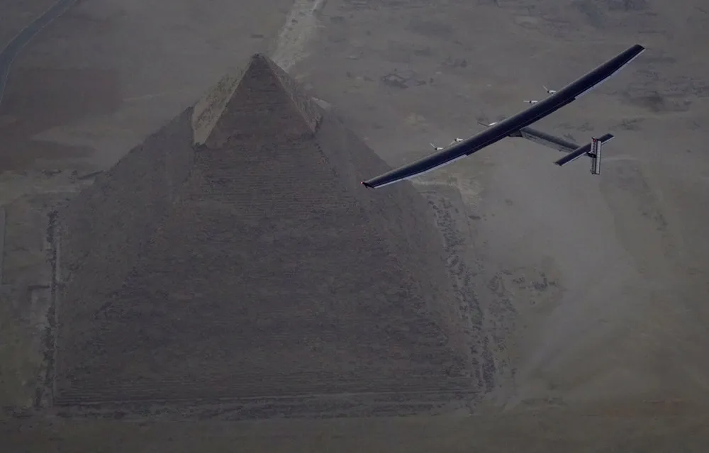Solar Impulse 2 Lands in Egypt