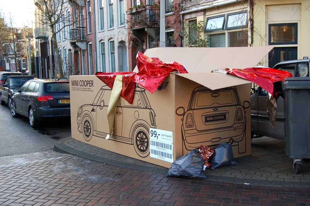 Mini Cooper Boxes in Amsterdam