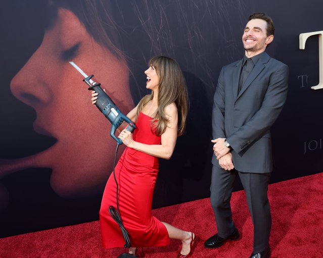 Dave Franco and Alison Brie arrives at the Los Angeles Premiere Of Neon's “Together” at Vista Theatre on July 23, 2025 in Los Angeles, California. (Photo by Jay L. Clendenin/Rex Features/Shutterstock)