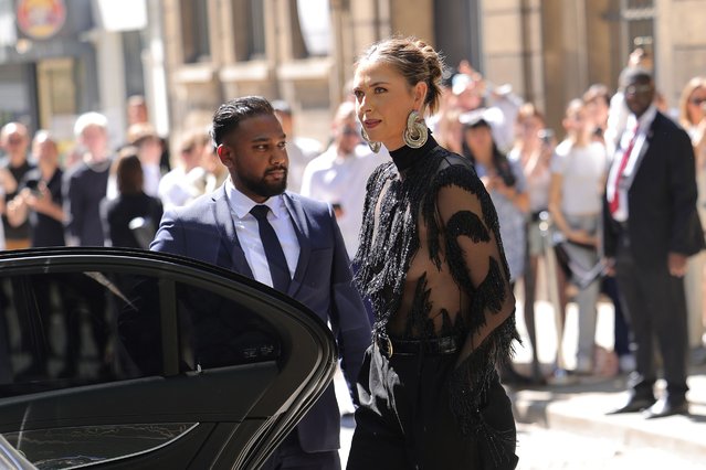The former tennis star Maria Sharapova attends the Schiaparelli Haute Couture Fall/Winter 2024-2025 show as part of Paris Fashion Week on June 24, 2024 in Paris, France. (Photo by Jacopo Raule/Getty Images)