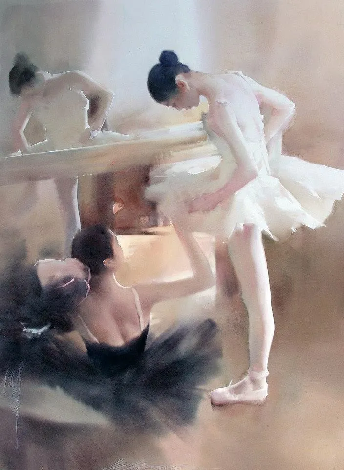 Watercolour by Liu Yi