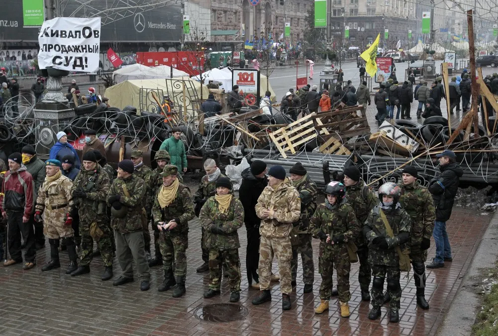 Ukraine Protests Turn Into Fiery Street Battles