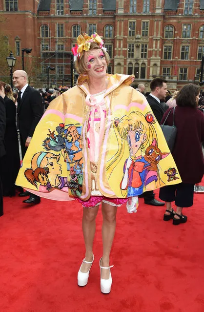 Grayson Perry attends The Olivier Awards with Mastercard at the Royal Albert Hall on April 07, 2019 in London, England. (Photo by David M. Benett/Getty Images)