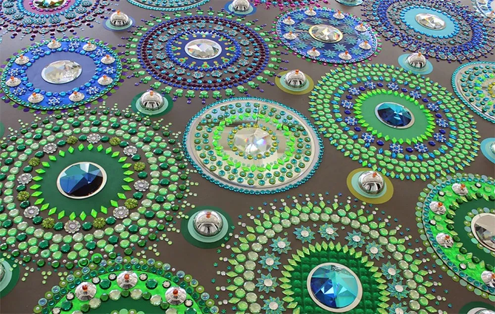 Kaleidoscopic Crystal Floor by Suzan Drummen