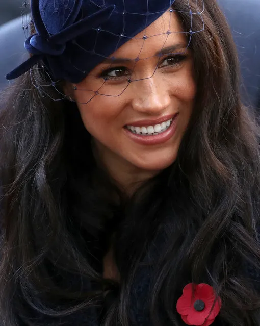 Meghan, Duchess of Sussex attends the 91st Field of Remembrance at Westminster Abbey on November 07, 2019 in London, England. (Photo by Chris Jackson/Getty Images)