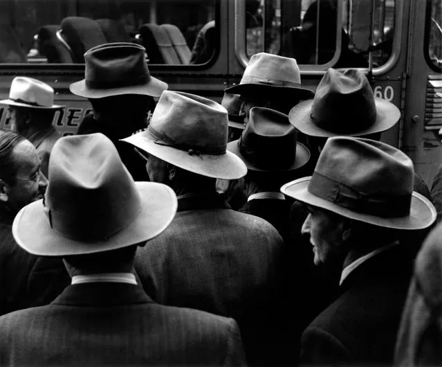 Hats, Seattle, WA, 1951. (Photo by William Heick)