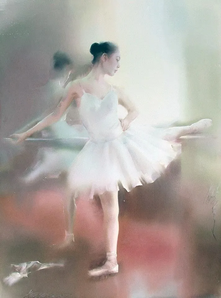 Watercolour by Liu Yi