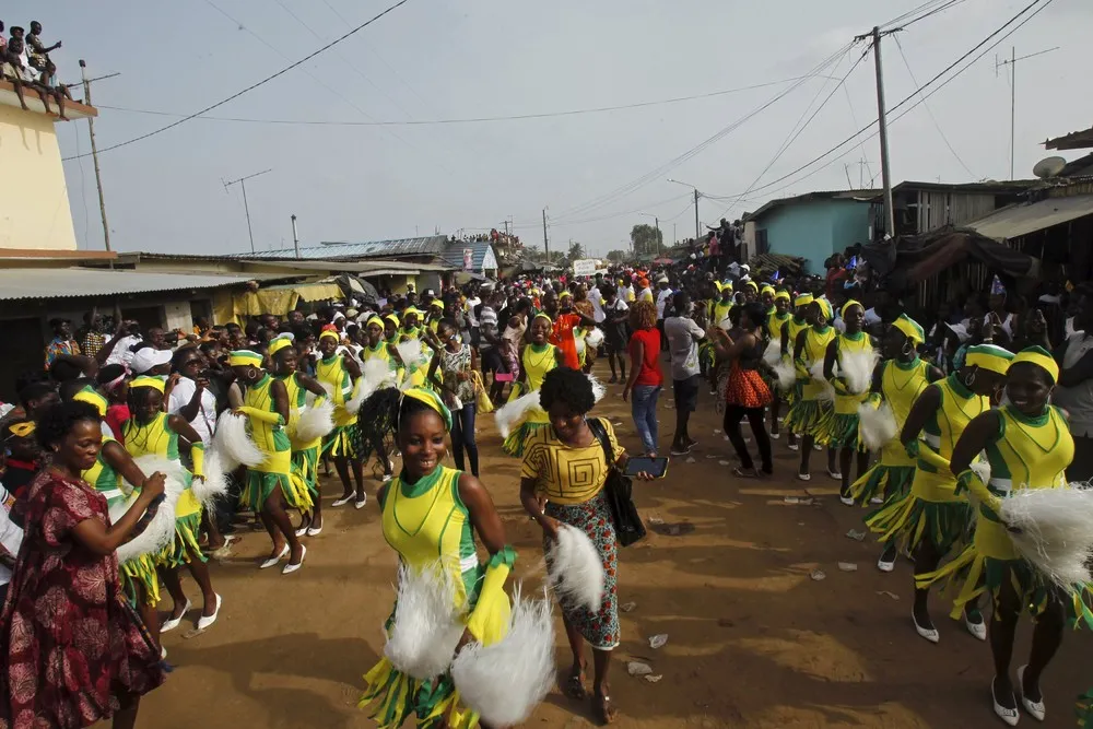 Popo Carnival of Bonoua in Cote d'Ivoire