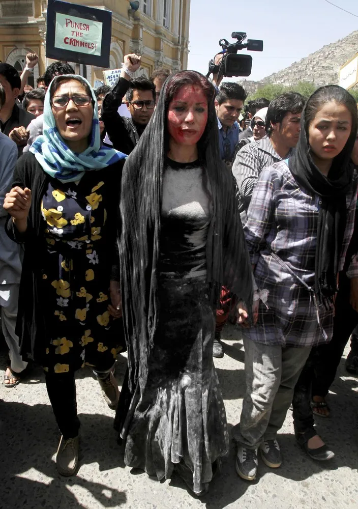 Re-enactment of Farkhunda’s Killing in Afghanistan