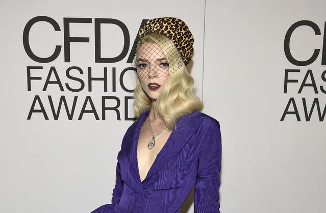 Anya Taylor-Joy attends the CFDA Fashion Awards at The Pool and The Grill on Wednesday, November 10, 2021, in New York. (Photo by Evan Agostini/Invision/AP Photo)