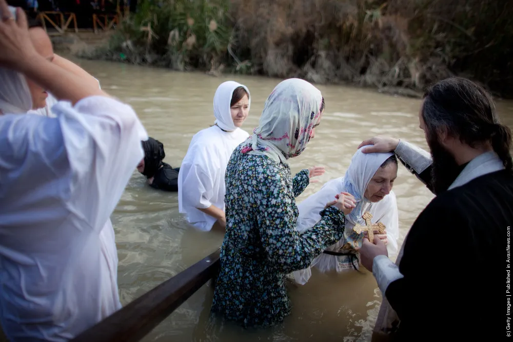 Orthodox Christians Celebrate Epiphany At The River Jordan