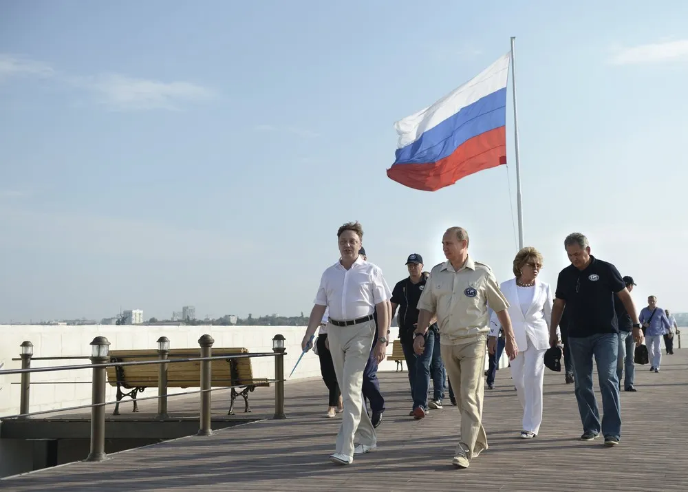 Putin Rides to Bottom of Black Sea