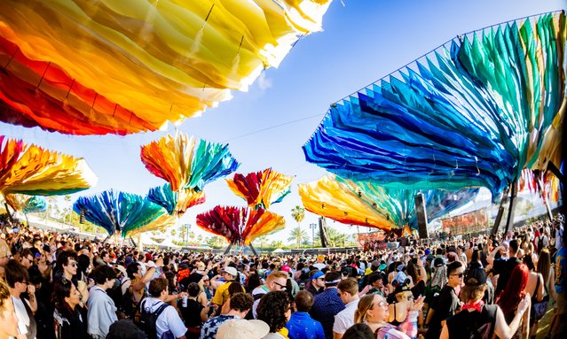 Musical artist Tape B performs at the Do LaB at the 2024 Coachella Valley Music And Arts Festival weekend 1 day 3 at Empire Polo Club on April 14, 2024 in Indio, California. (Photo by Matt Winkelmeyer/Getty Images for Coachella)