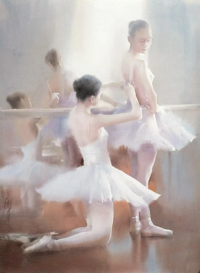 Watercolour by Liu Yi