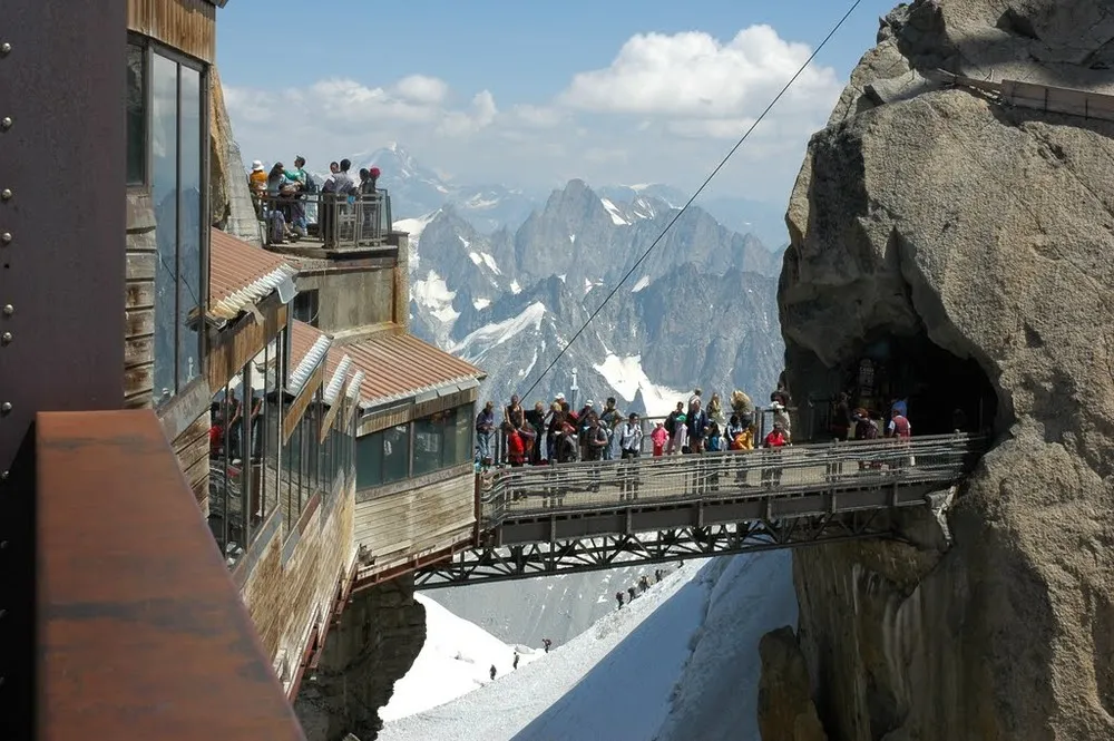 Aiguille du Midi in the French Alps