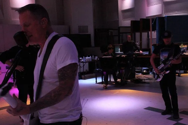 Lang Lang Rehearses With Metallica For The 2014 Grammys