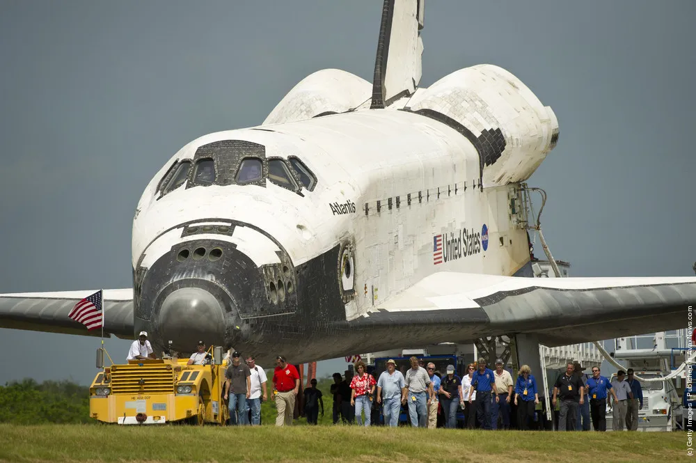 Atlantis Returns From Final Mission Of Space Shuttle