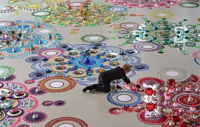 Kaleidoscopic Crystal Floor By Suzan Drummen