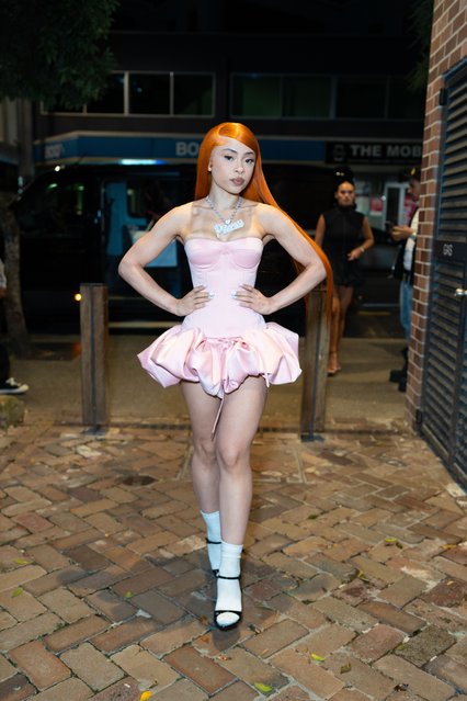American rapper Ice Spice was seen in Australia on January 1, 2025 heading to a celebratory dinner in honor of her 25th birthday. (Photo by starthestar/Splash News and Pictures)