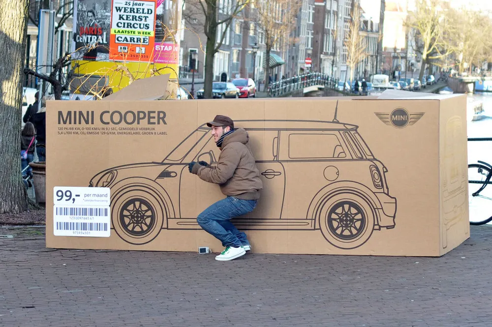 Mini Cooper Boxes in Amsterdam