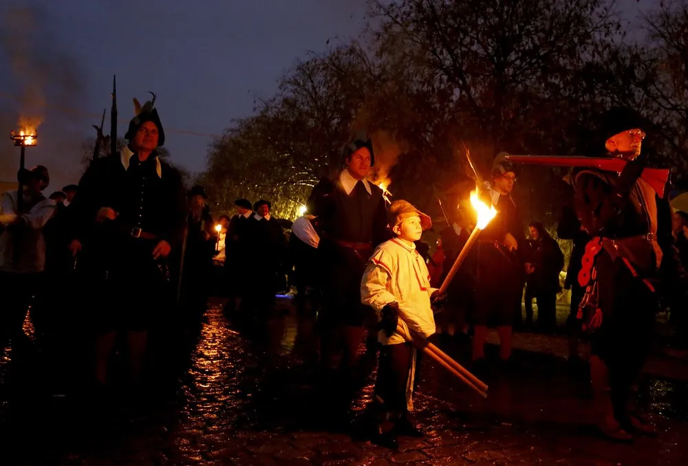 The Annual Procession of the Fete de l'Escalade in Switzerland