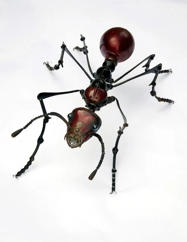 Amazing Creature Sculptures with Scrap Metal