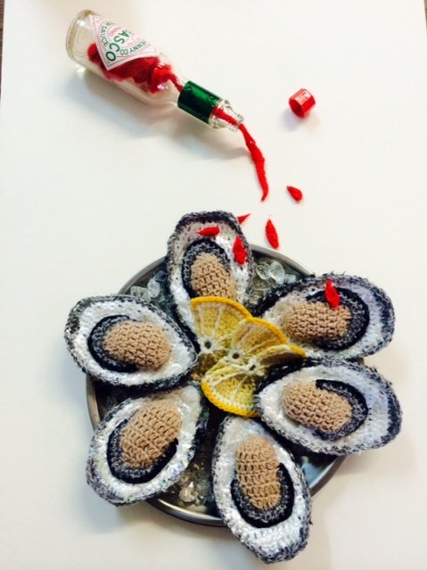 Crocheted Food Art by Kate Jenkins