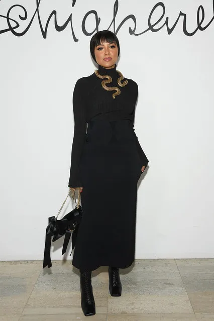 Kat Graham attends the Schiaparelli Haute Couture Spring/Summer 2020 show as part of Paris Fashion Week on January 20, 2020 in Paris, France. (Photo by Pascal Le Segretain/Getty Images)