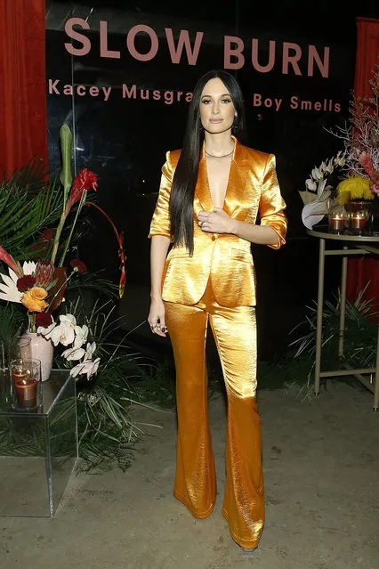 Kacey Musgraves and Boy Smells launch “Slow Burn” Collaboration at Public Hotel on February 05, 2020 in New York City. (Photo by John Lamparski/Getty Images)