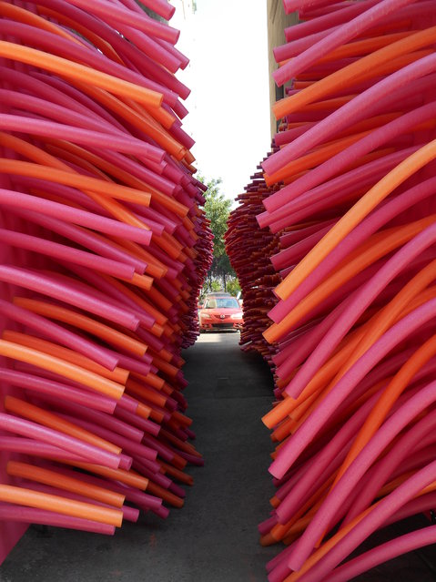 Delirious Frites Installation By Les Astronautes