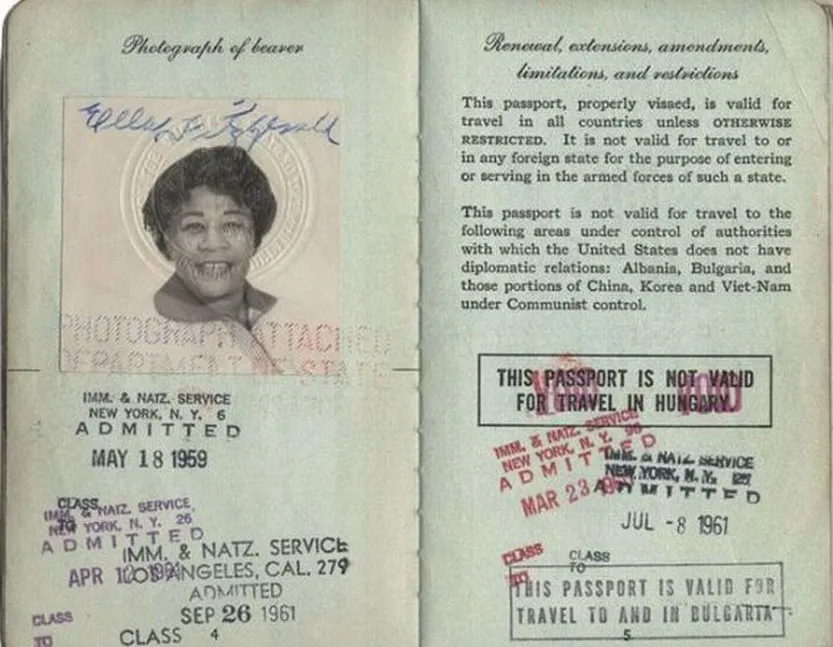 Passport Photos of Iconic Figures in History