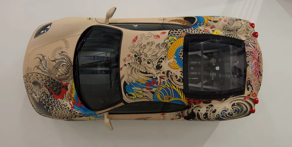 Tattooed Ferrari F430 by Philippe Pasqua