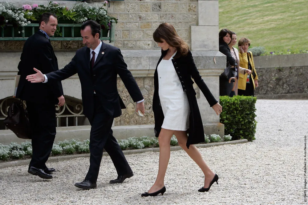 The Pregnant French First Lady Carla Bruni-Sarkozy