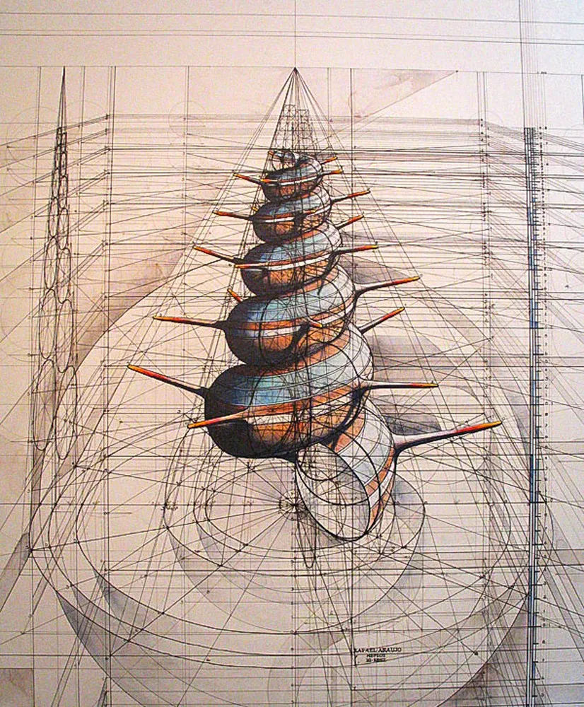 Drawn with Pencil and Pen by Rafael Araujo