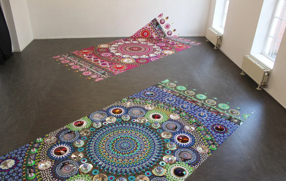 Kaleidoscopic Crystal Floor by Suzan Drummen