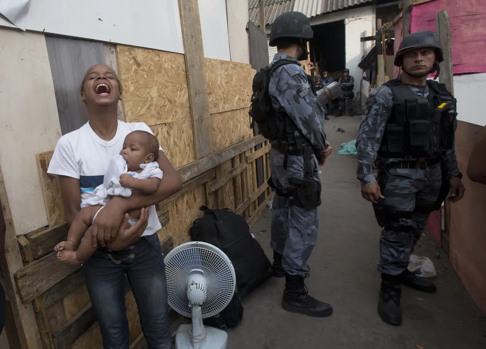 Squatters Clash with Police in Rio