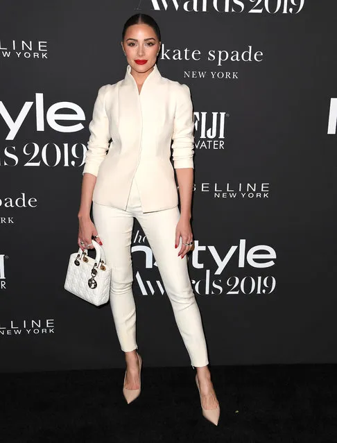 Olivia Culpo arrives at the 2019 InStyle Awards at The Getty Center on October 21, 2019 in Los Angeles, California. (Photo by Steve Granitz/WireImage)