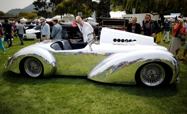 A 2016 Randall Grubb Falconer Dodici is displayed during The Quail, A Motorsports Gathering, in Carmel, California, U.S. August 19, 2016. (Photo by Michael Fiala/Reuters/Courtesy of The Revs Institute)